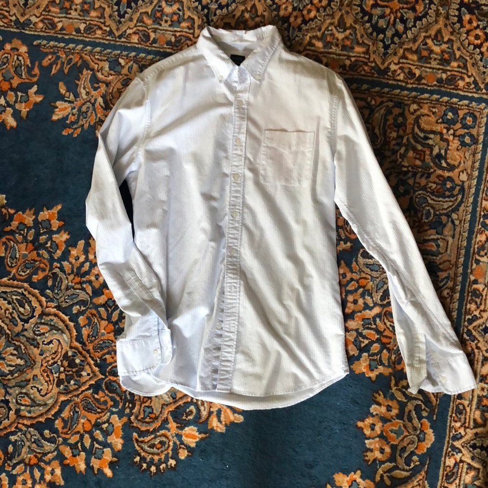 J. Crew Flex Oxford. Large Tall.